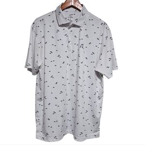 Rhoback Performance Polo in Texas Armadillo Size Large